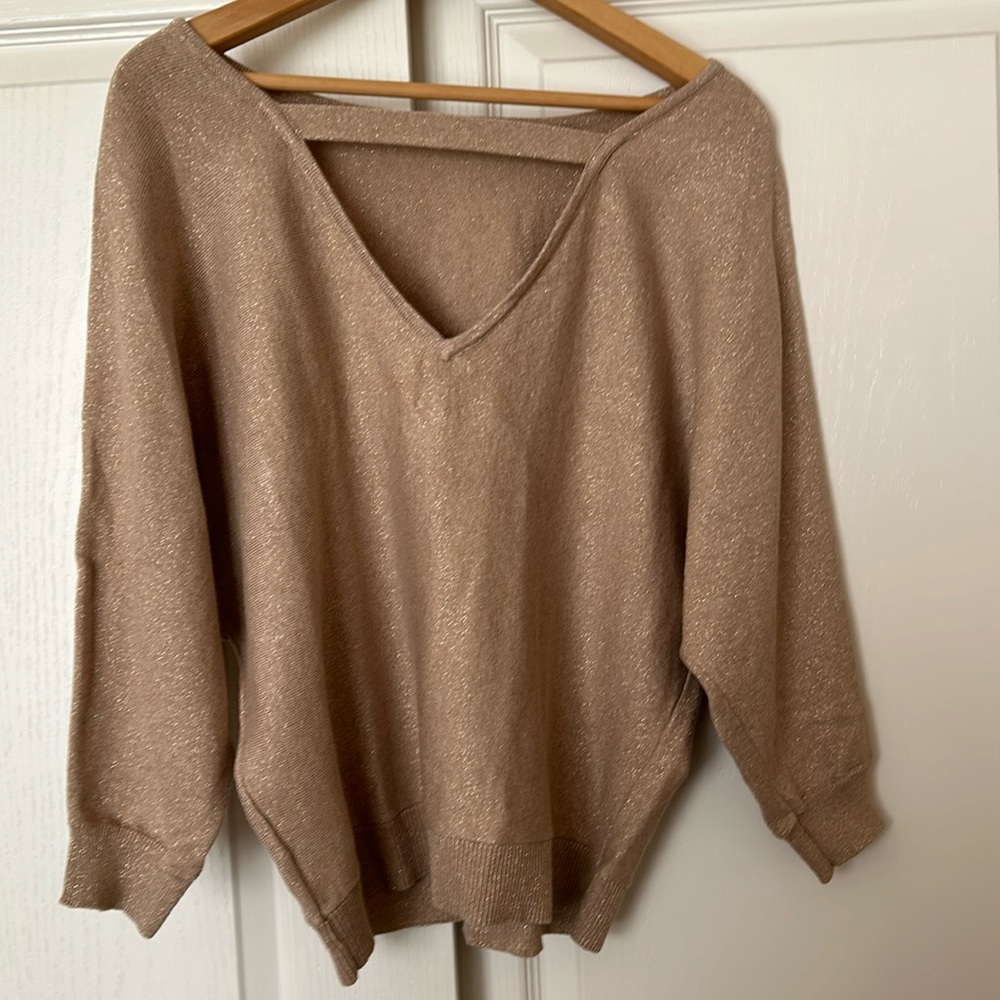 NWT Shimmer Tweed Anne Klein sweater Size Small